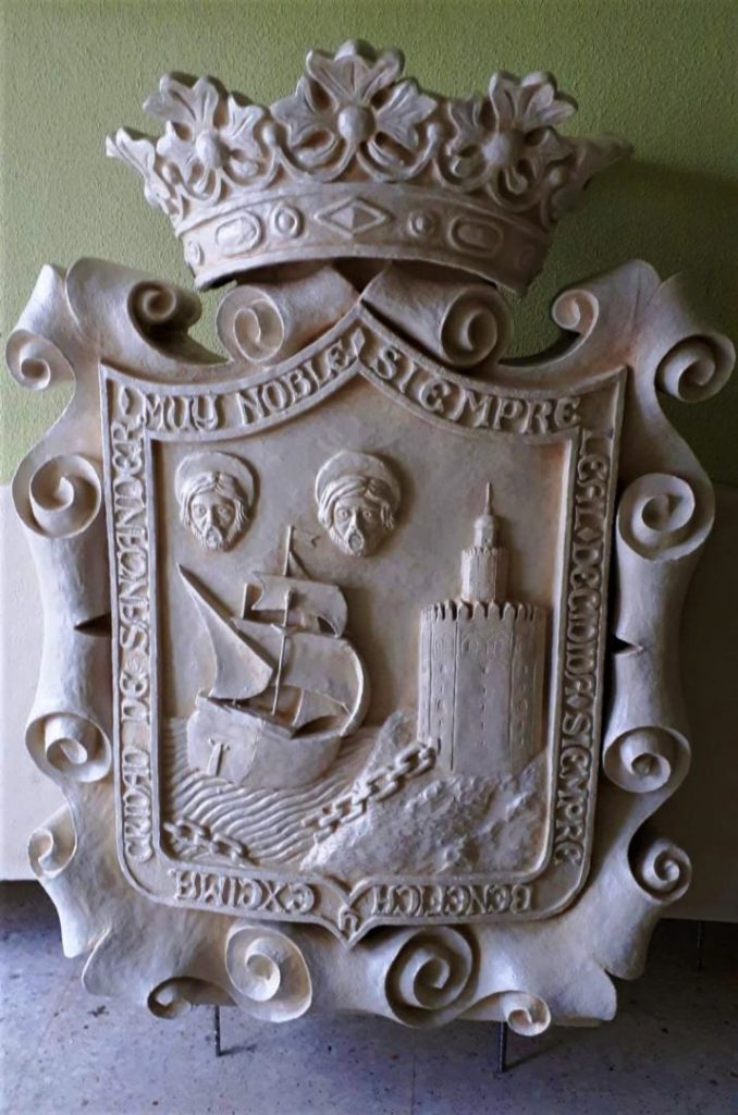 Figura del escudo de Santander.