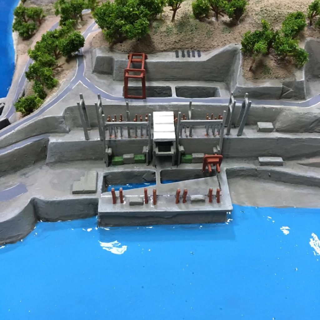 Detalle de las instalaciones hidroeléctricas.